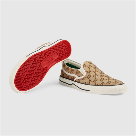 tenis gucci originales|gucci 1977 slip on sneakers.